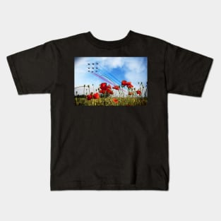 Reds and Poppies Kids T-Shirt